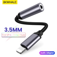 BKWHALE 3.5mm Adaptor Headset Earphone Adaptor Audio Jack For iP 6/7/8/X OTG