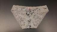包平郵 $88/3PCS (BBC-121) 女裝內褲( S/M/L) 淺藍色碎花 滑料 網紗 喱士 蕾絲花邊 比堅尼款 Baby Blue Floral Cozy Lace Trim Bikini 