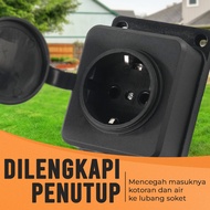 Outdoor Socket Waterproof Terminal IP54 16A 250V EU 1 Socket