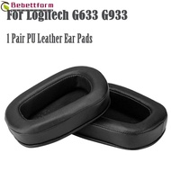 BEBETTFORM EarPads PU Accessories Foam Cushion for Logitech G633 G933
