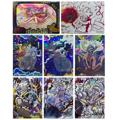 Japanese Anime ONE PIECE NK LADY Monkey D. Luffy Boa Hancock UTA Collectible Cards Christmas Birthda