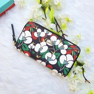 Kate Spade Spencer Zip Around Continental Wallet in Multicolor Saffiano Leather with Breezy Floral -