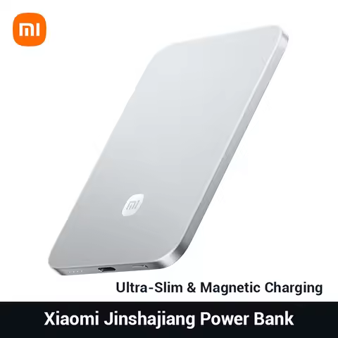 Xiaomi Jinshajiang Power Bank 5000mAh 22.5W MAX MDY-20-EB Qi Wireless Charge Ultra-thin Portable Bat