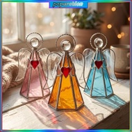 POP Protective Symbol Colorful Acrylic Angel Tealight  Stand For Sacred Moment