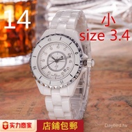 White Ceramic Watch Classic style J12 Women's Quartz Watch Waterproof Calendar Display Butterfly Buc