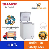 (FREE SHIPPING) Sharp 110L  Chest Freezer SJC118