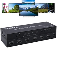 4K 60Hz HDMI Matrix 2x4 2 In 4 Out HDMI Splitter Switch Audio Extractor HDMI 2.0 4x2 Matrix 1080p fo