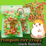 Crispy pompom rice hamster Snack - crispy rice hamster Snack