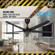 COSA CX10-5B/56 CEILING FAN COSA -MATT BLACK -by ALPHA-