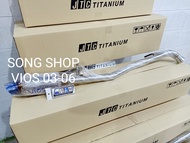 ท่อไอเสีย ชุดท่อตรงรุ่น Toyota Vios ปี 2003 ถึง 2006 งานแท้ JTC TITANIUM