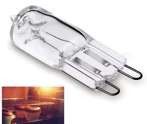 1pcs 220V 230V oven light bulb G9 high temperature bulb Steamer light G9 oven lighting bulb 240v 25w