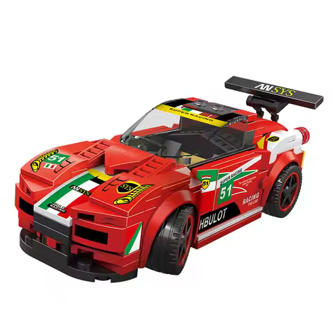 Speed Italia Horse 458 Italia GT2 Supercar Building Block Super Sport Car Vehicle Bricks Racing Mode