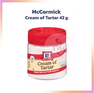 McCormick Cream of Tartar 42 g. ครีมออฟทาทาร์ ตราแม็คคอร์มิค 42 กรัม Other Additives &amp; Yeast สารเสริม เชื้อเร่ง ผงฟู ยีสต์
