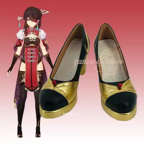 Genshinimpact Beidou Cosplay Shoes Halloween Long Boots Shoes Comic Cosplay Costume Prop Anime Cospl