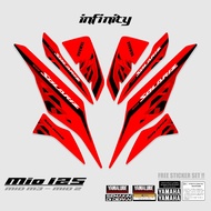 STRIPING MIO 125 MOTIF 8 / STICKER MIO M3 / Z / 125 / SOLARIZ STIKER / STICKER / STIPING / STOCK DEC