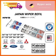 NWB Japan Wiper Blade Refill (2PCS) For Toyota Alphard Vellfire 2008-2022 ANH30 AH30 AGH30