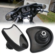 Đen Xe Máy Fairing Gắn Gương Chiếu Hậu Cho Harley Lưu Diễn Electra Street Glide Ultra Classic 1996-2