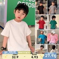 baju budak lelaki tshirt budak lelaki Lengan pendek lelaki musim panas 2025 gaya baru kanak-kanak mu