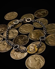 【圖騰系列】古錢幣Ancient coins  925純銀 手鍊