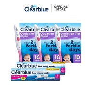 [Bundle of 5] Clearblue Digital Test Kit 1 Holder & 10 Tests x 3 + Pregnancy Test w Weeks Indicator 