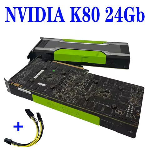 NVIDIA K80 24G GPU accelerated AI deep learning professional computing graphics card K80 24GB