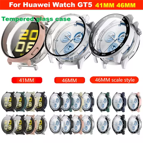 Tempered Glass Case for Huawei Watch GT 5 watch case Screen Protectorfor for Huawei Watch GT5 41MM 4