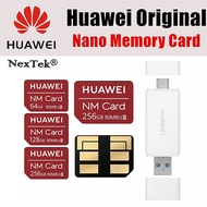 Original Huawei NM Card 90MB/s 64GB/128GB/256GB Mate20 Pro Mate20 X P30 P40 Matepad Pro Gen 1 Nano Memory Card Reader