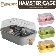 Hamster Habitat Openable Top Portable Hamster Cage for Hedgehog Gerbils with Enclosure Hamster Cage