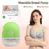 Electric Breast Pump Rechargeable Breast Massager Hands-Free Wireless Silent Breastfeed baby bottle