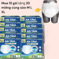 [Buy 100 get 20 free]An Tam Plus adult diaper pants M,L,XL 35-98kg super absorbent, good deodorant