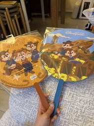 香港迪士尼樂園 Chip and Dale 扇子