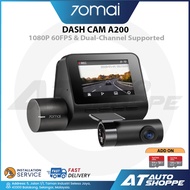 70mai A200 Dash Cam Full HD 1080P 60FPS & Dual-Channel Supported