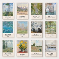 Cetakan Monet Claude Monet Poster Impresionisme Lukisan Seni Kanvas Potret Gambar Seni Dinding untuk