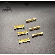 YELGIRLB Connector 50/100/200pcs Gold Color Cold Terminal 453 U-shaped