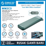 Orico USB3.1 Gen1 Type-C 6Gbps M.2 SATA SSD Enclosure - MM2C3