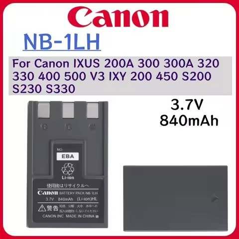 Battery Original NB-1L Original Battery NB-1L NB-1LH For Canon IXUS 200a 300 400 430 v2 v3 IXY 200 4