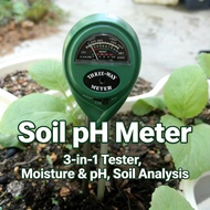 pH Tanah Soil Meter pH Kebun K3 1 in 1 Soil Tester Moisture Meter Soil pH Meter