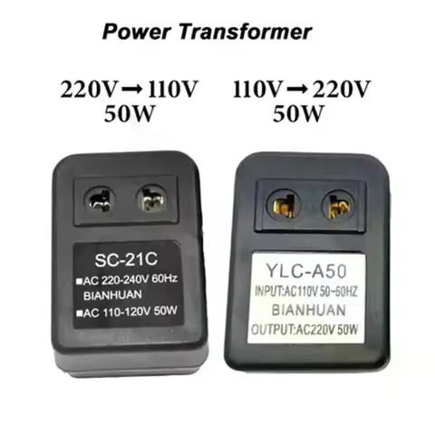 Universal Voltage Converter 50W 220V To 110V /110V To 220V Regulator Supplies Transformer Adapter
