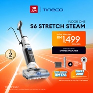 【15x BOOST STEAM & 99.9% SANITIZE】Tineco Floor One S6 Stretch Steam 160°C Wet Dry Vacuum Cleaner | D