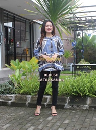 Blouse Catrasamba Blouse Batik Wanita Premium Blouse Kantor Blouse