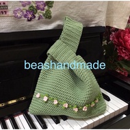 Japanese Knot Bag/ Wrist Bag (Crochet) 28cm x 23cm