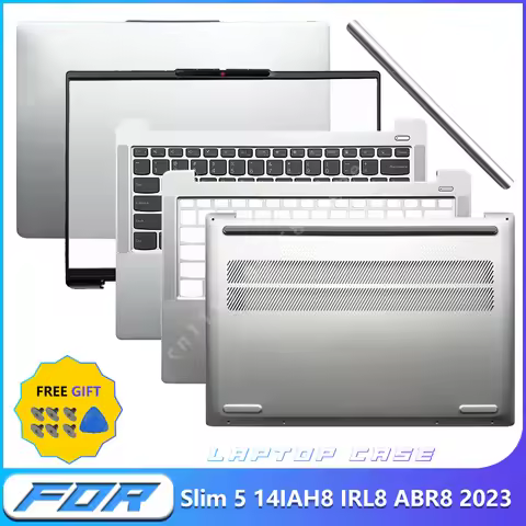 New Laptop Case For IdeaPad Slim 5 14IAH8 14IRL8 14ABR8 2023 LCD Back Cover Front Palmrest Bottom Hi