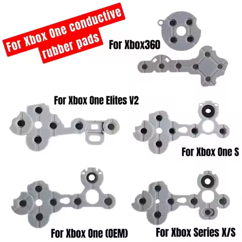 For Xbox Series X S Controller Conductive Rubber Button for Xbox One S Elite 2 D-pad Contact Key But