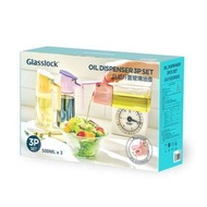 Glasslock - Glasslock玻璃油壺3件套（500毫升X3件）