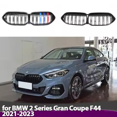For BMW 2 series Gran Coupe 4 doors F44 2021 2022 2023 Car M Color/Gloss Black Car Glossy Black Fron