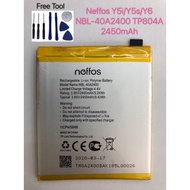 Ready Stock Battery Neffos Y5i / Y5s / Y6  NBL-40A2400 TP804A 2450mAh