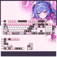 Rabbit Hole Keycap Cherry Profile 74/129 Keys PBT Five-sided Dye Sublimation Side-printed LED Transm