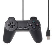 New Arrival Wired Gamepad USB 2.0 Game Controller Gaming Joypad Joystick Control for PC Computer Laptop Gamer Black Game Console