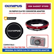 Olympus CLA-T01 Converter Adapter + Lens Cap For Olympus TG5 TG6 TG7 Camera | Original Olympus Produ