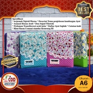 Al Quran Women Nayla Translation And Tajwid Color Zipper A6 [15x10cm] Al Moslem - Quran Women Tajwid Rainbow - Al Quran Tajwid And Translation - Al Quran Translation Women Beautiful Cover - Quran Women A6